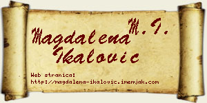Magdalena Ikalović vizit kartica